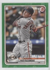 2020 Bowman Green 13/99 Mike Yastrzemski #92 0q5