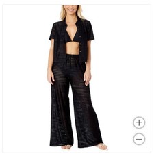 Hurley Black Women's Swim Coverup Set