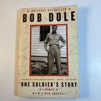 One Soldier's Story A Memoir Bob Dole Signed Paperback