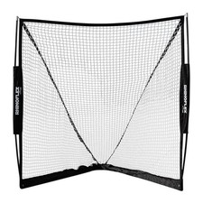 Champion Sports 6' x 6' Steel Frame Rhino Flex Lacrosse Goal - Black
