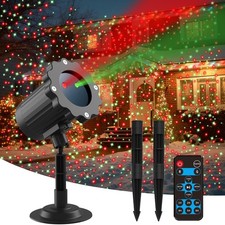 Christmas Projector Lights Outdoor Waterproof Firefly Light with Remote Control
