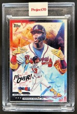 2021 Topps Project70 Ronald Acuna Jr. Artist Proof Silver Frame #/51 Braves