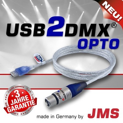 USB2DMX OPTO JMS USB Controller Interface galvanic separation 512 DMX Kanäle