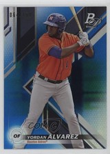 2019 Bowman Platinum Wal-Mart Top Prospects Blue Foil 64/150 Yordan Alvarez 7xr
