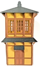 HO Scale Train Railroad Trackside Building Switch Tower for Scenery