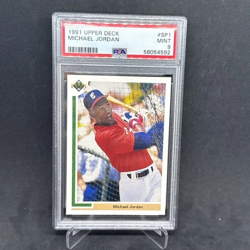 1991 Upper Deck UD Michael Jordan #SP1 Rookie  Baseball Card PSA 9 Mint Graded