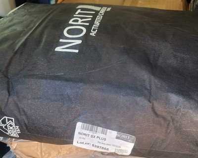 NORIT SX PLUS Activated Carbon 49 x 15KG Bag,  Exp 2029