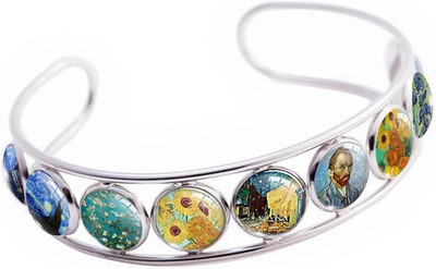 Mariiearly Van Gogh Art Pattern Bracelet；Vincent Van Gogh Starry Night Jewelry S