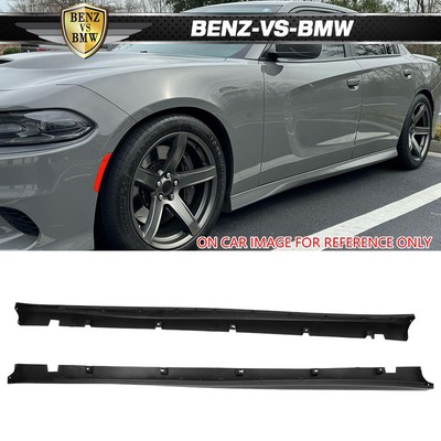 Fits 11-23 Dodge Charger GT R/T SXT Side Skirts Panel SRT Style Unpainted