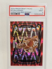 2024 Panini Prizm Draft Picks Kevin Durant #42 Red Seismic Prizm /225 Texas