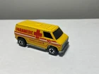Hot Wheels Paramedic Ambulance Super Van 1974 Yellow Hong Kong Vintage Diecast
