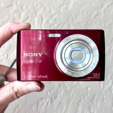 Sony Cyber-Shot DSC-W510 Vintage Digital Camera 12.1MP 4x Optical Zoom Red