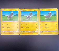 Nintendo Pokemon TCG Lost Thunder Blitzle 81/214 Common Lot (3) Pikachu Stamp