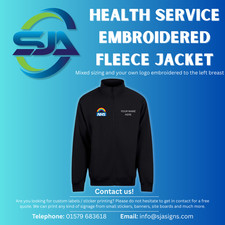 Personalised Embroidered Health Service Pro RTX Full Zip Work Wear