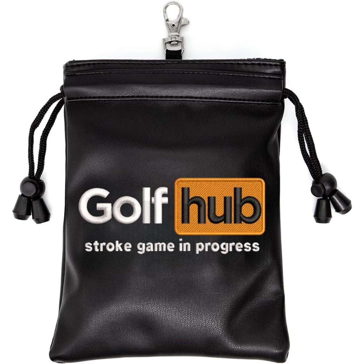 Funny Golf Valuables Pouch Drawstrings Tee Bag Mens Womens Sports