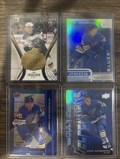 Jimmy Snuggerud St. Louis Blues Rookie Card Lot (4) RC Finite Gold Upper Deck Ex