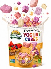Freeze-Dried Yogurt Cubes Variety Pack Crunchy Snack No Refrigeration Required