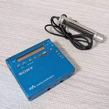 Sony MZ-R900 Compact MD Walkman Portable Stereo MiniDisc Recorder Blue Japan