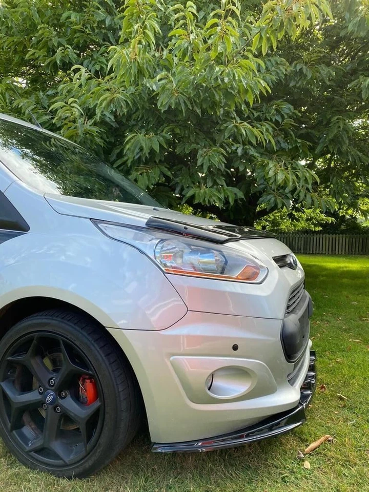 Protector contra insectos deflector capó plástico ABS adecuado para Ford Transit Connect 2014-2019 Foto 4 de 4