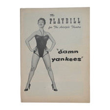 Devra Korwin Damn Yankees Playbill Adelphi Theatre 1957