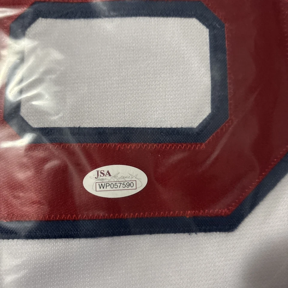 CURT SCHILLING SIGNED AUTO BOSTON RED SOX WHITE JERSEY JSA AUTHENTICATED - Image 4 of 4