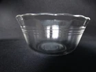 Pyrex Original Clear 463 Crimped Edge 3 Rings Custard Cup Very Good Used Cond.