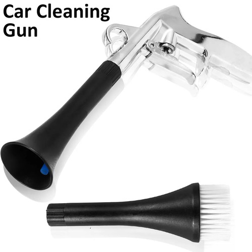 Car Cleaning Gun Pressure Air Pulse Interior Exterior Cleaner with 2