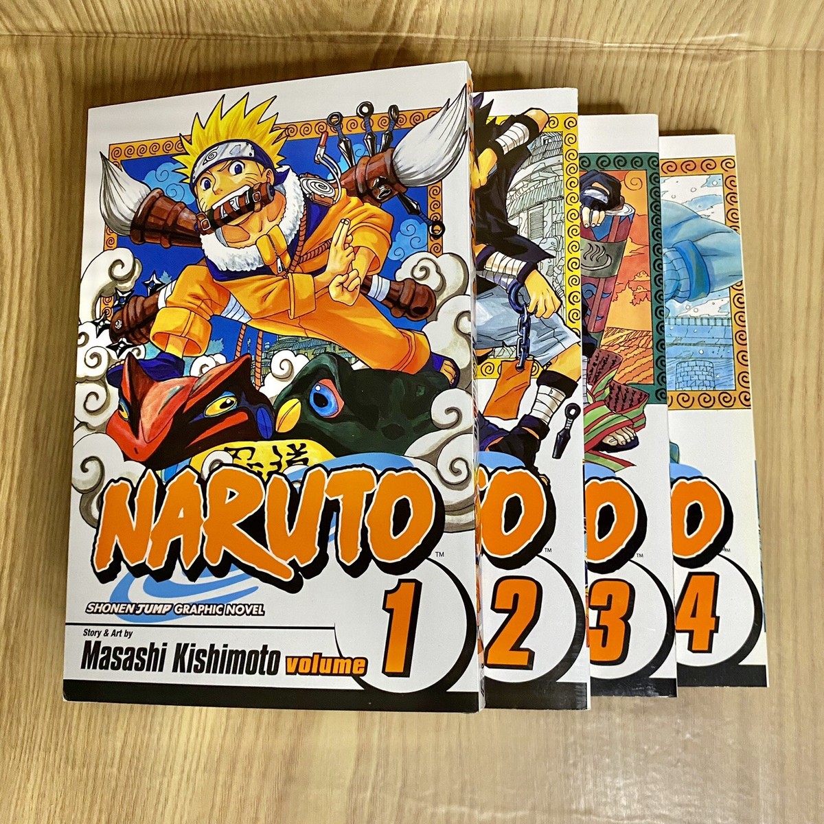 Naruto Volumes 1 2 3 4 English Language Shonen Jump Viz Manga | eBay