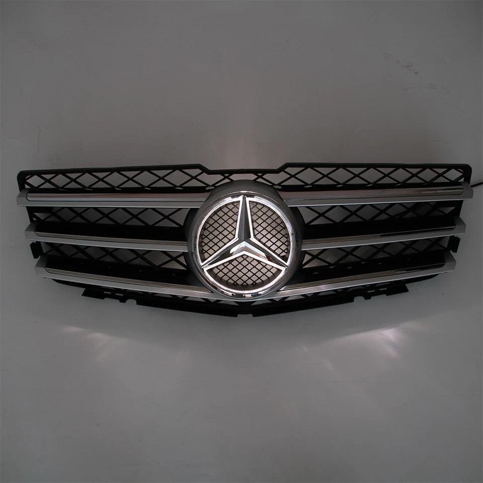 Chrome Grille W/LED Star For Mercedes-Benz X204 2008-2012 GLK280 GLK300 GLK350 - Изображение 3 из 4