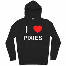 Pixies I Love Hoodie Pullover Adult Long Sleeved