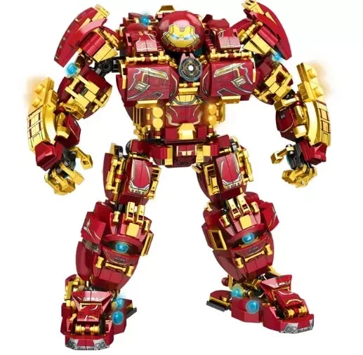 Marvel Hulkbuster Ironman Mecha Building Blocks with 6 Figures 1450pcs Gift - Image 3 of 4