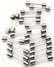 Lot of 20 Bussmann AGC10 250 Volt 10 Amp 1/4" x 1-1/4" Glass Fuses Fast Acting