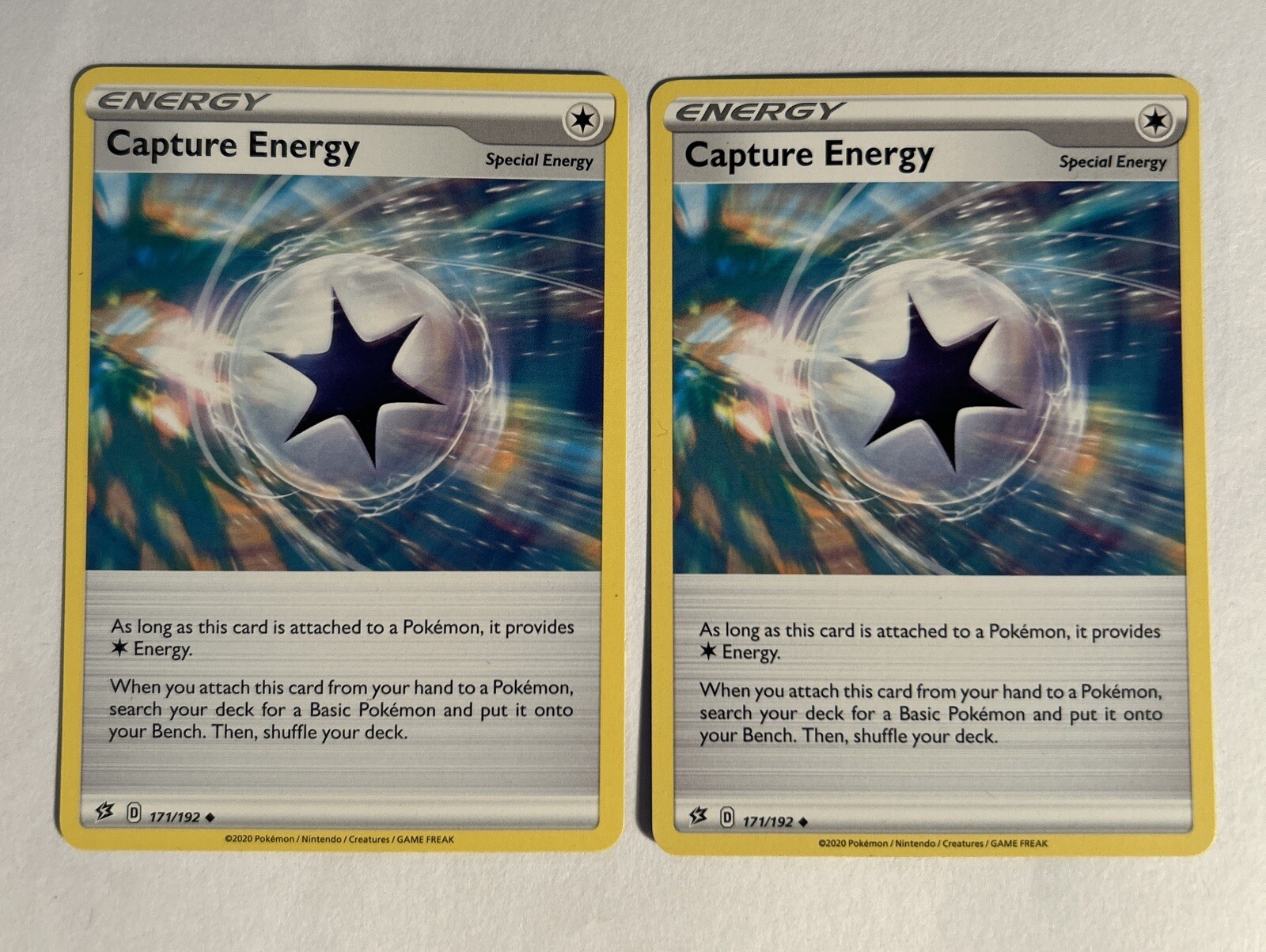 2X Capture Energy 171/192 Rebel Clash Regular Uncommon Pokemon Card NM