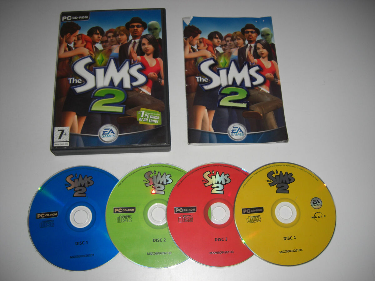 The Sims 2: Base Game with Expansion Lot Bundle 4 games PC CD