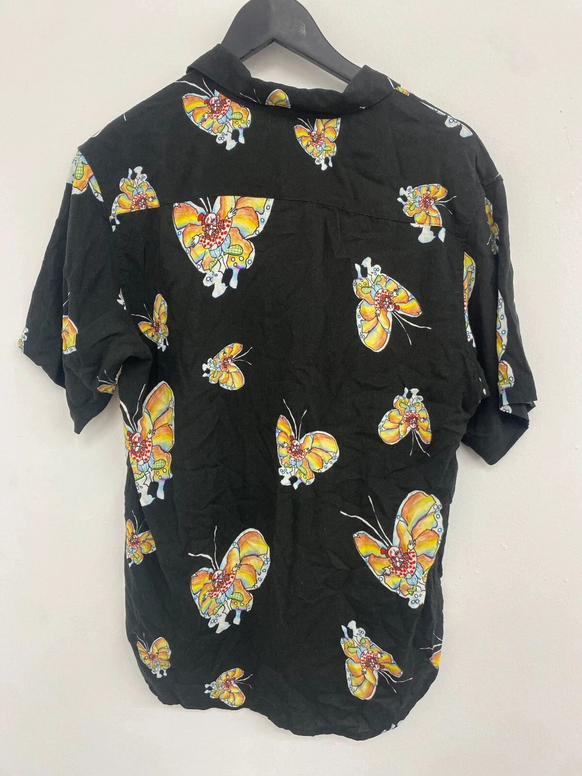 Chemise Supreme Gonz Butterfly Rayon SS16   Noir   M