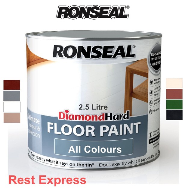 Ronseal 35948 2 5l Diamond Hard Floor Varnish Walnut For Sale Ebay