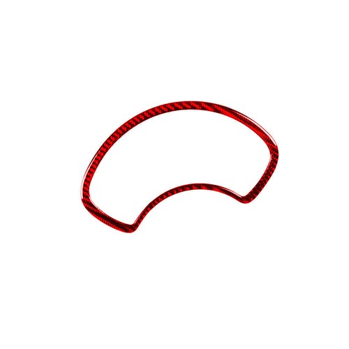 For Mini Cooper R55 R56 R57 07-10 Red Carbon Fiber Console Air Vent Outlet Cover - Picture 4 of 8