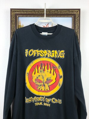 Vintage 2000's The Offspring Conspiracy of One Band Shirt Long
