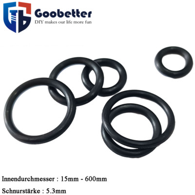 Nitrilkautschuk NBR O Ringe Metrische Dichtung Innendurchm 5.3mm O-Ring Ringe
