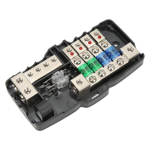 Fused Power Distribution Block For Utv 4 Way Boats Car Audio 4 Way Power - Picture 12 of 12