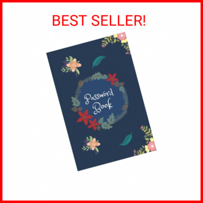 Password Notebook: 6 x 9 Small Password Organizer For Seniors With Alphabetical 