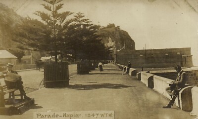 PC AUSTRALIA PARADE NAPIER, Vintage Foto Postkarte (b53834)