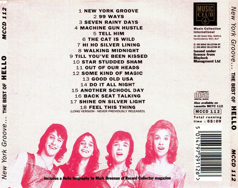 (CD) Hello - New York Groove... The Best Of Hello - Tell Him, Star Studded Sham - Bild 2 von 2
