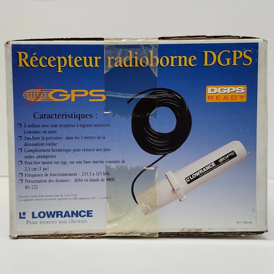 Receptor de baliza Eagle Lowrance DGPS NUEVO EN CAJA SELLADA 051-1553-00 Foto 3 de 4