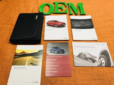 2017 AUDI Q3 OWNERS MANUAL + RADIO BK ((FULL OeM SET)) FAST PRIORITY S-LINE NEW