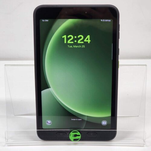 Factory Unlocked Samsung Galaxy Tab Active5 8.0" 128GB Green SM-X308U