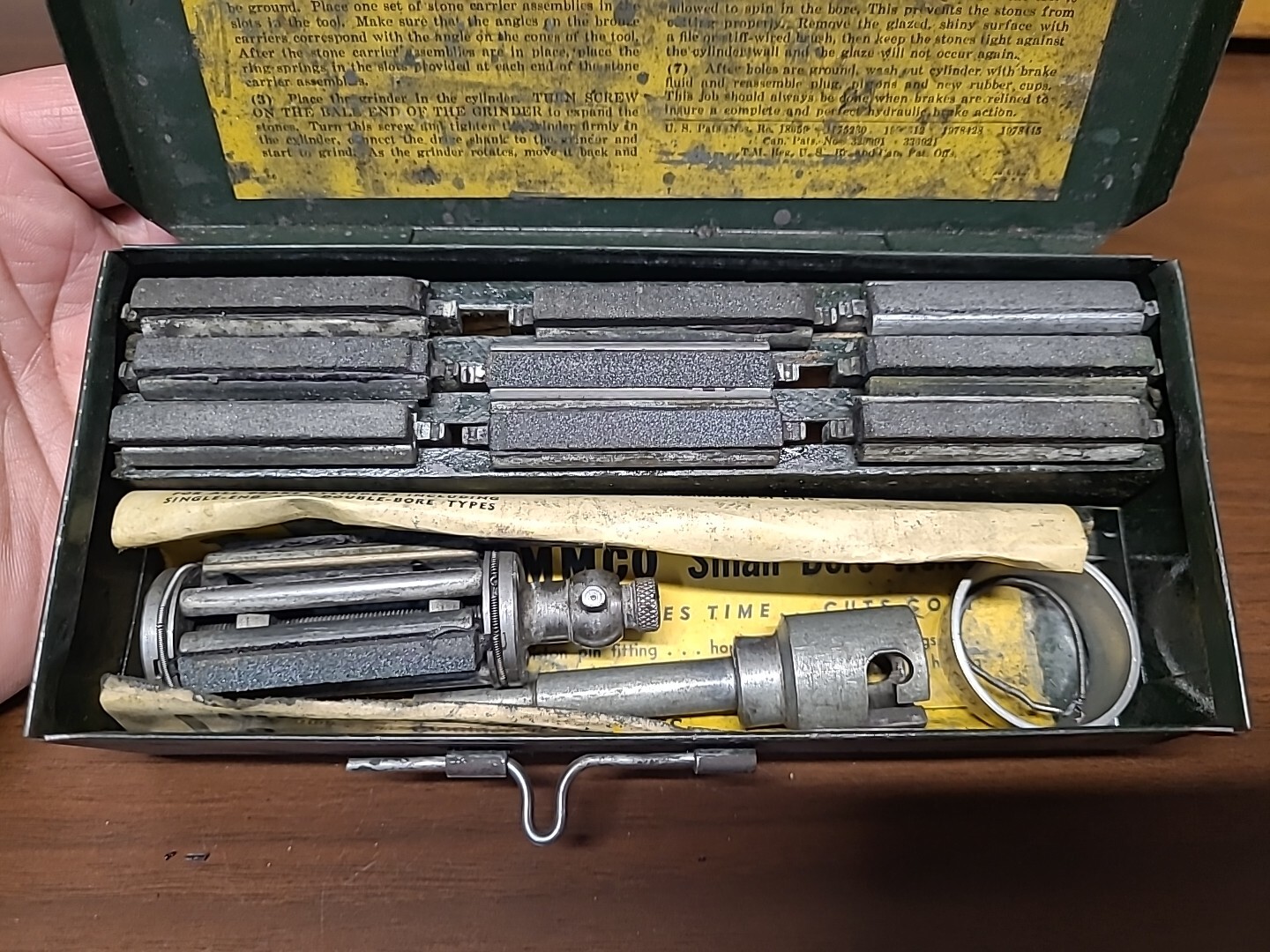 Ammco Hydraulic Cylinder GrinderSelf Lubricating w/ Case eBay