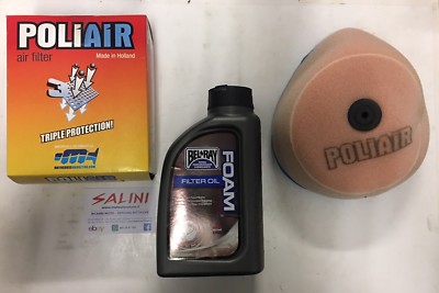 Luftfilter PoliAir PA2357 KTM 125 EXC 1998/2003 - Ölfilter Flüssigkeit BelRay