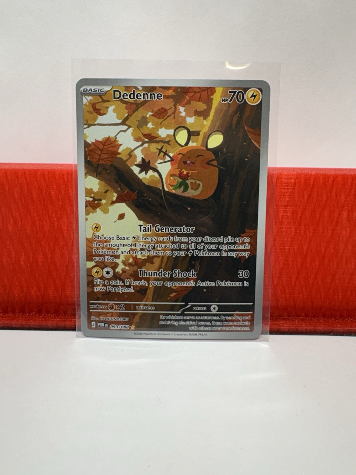 Dedenne 093/088 (IR) Pokémon TCG Perfect Order Full-Art Illustration Rare