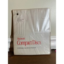 Vintage Apple Macintosh Compact Discs Software Binder Performance CD-ROM lot